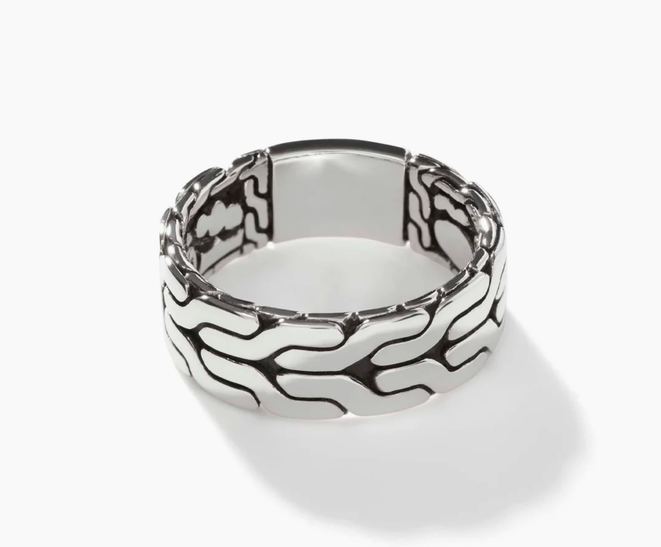 Carved Chain Band Ring